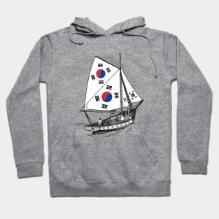 Support South Korea Korean Ship - Sailor Team of South Korea Pride Hoodie